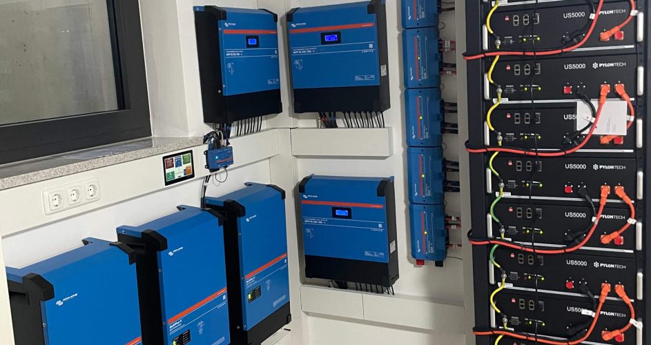 Elektroniksystem für Solaranlage